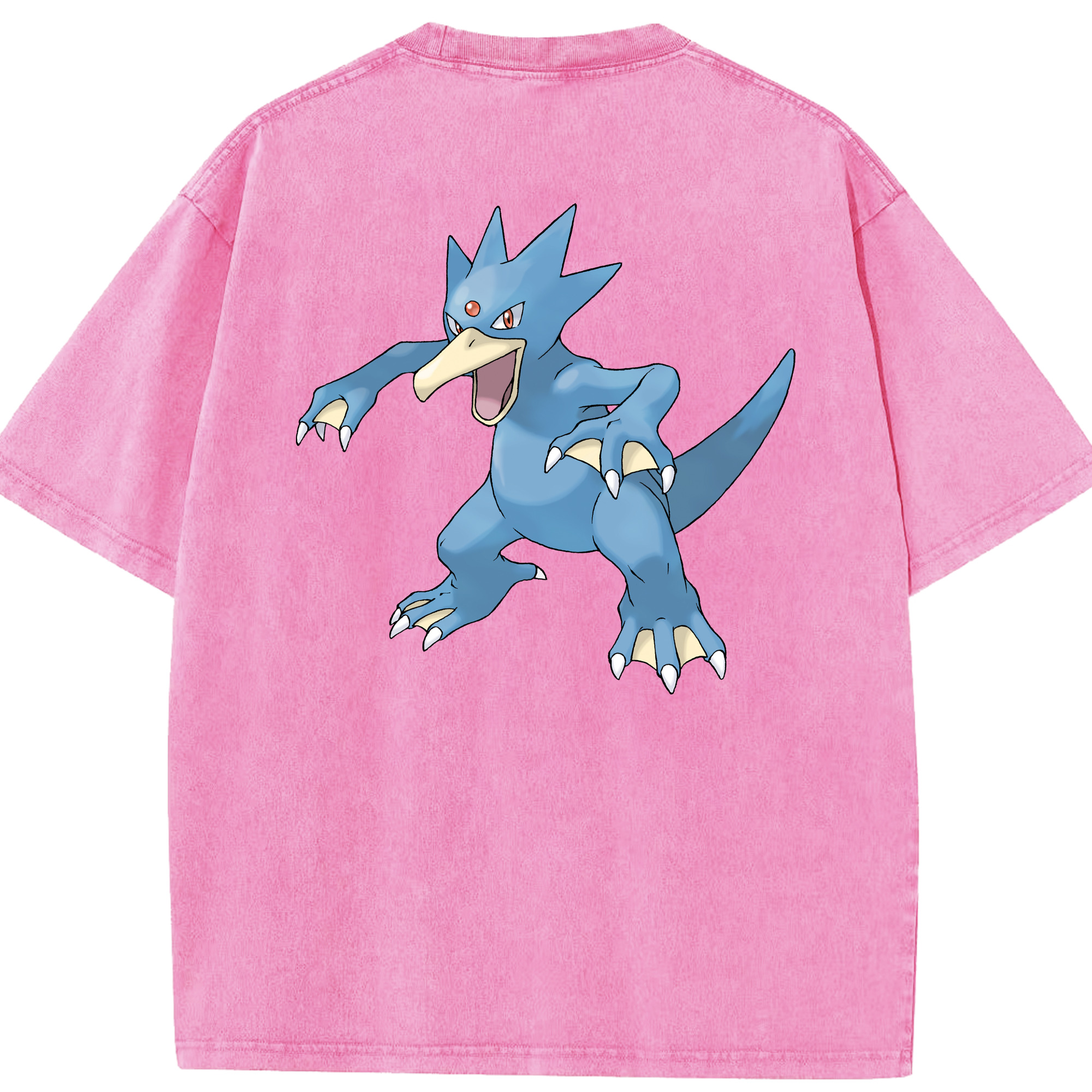 （画像用） ポケットモンスター Pokémon 綿100% ヴィンテージ風 半袖Tシャツ（背面プリント）